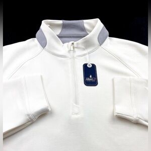 Johnnie-O Men's White Griggs Quarter-Zip Size XL NWT
